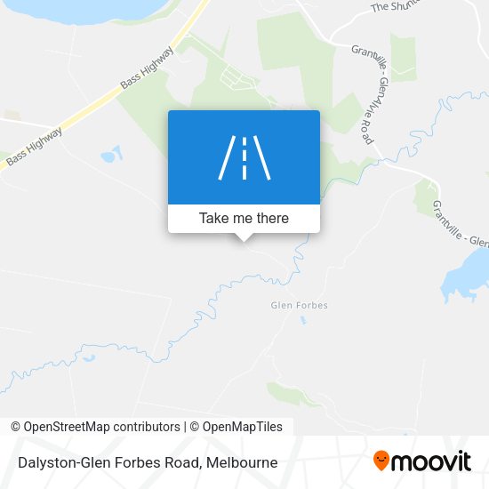 Dalyston-Glen Forbes Road map
