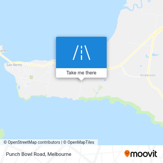 Punch Bowl Road map