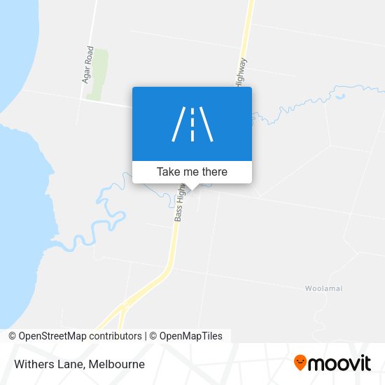 Withers Lane map