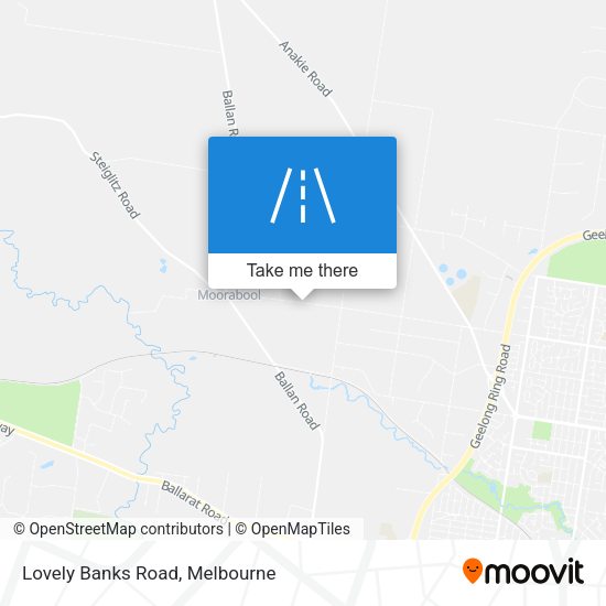 Lovely Banks Road map