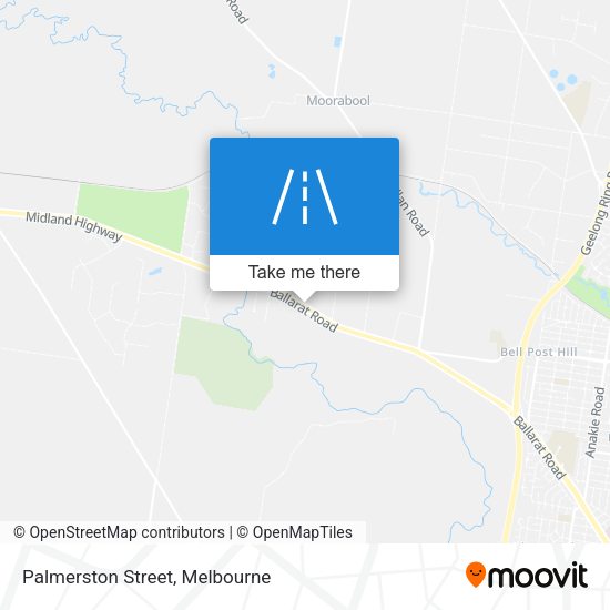 Palmerston Street map