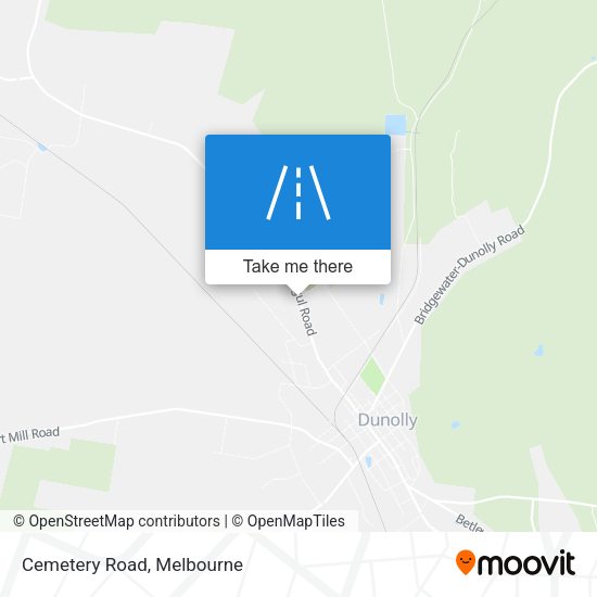 Cemetery Road map