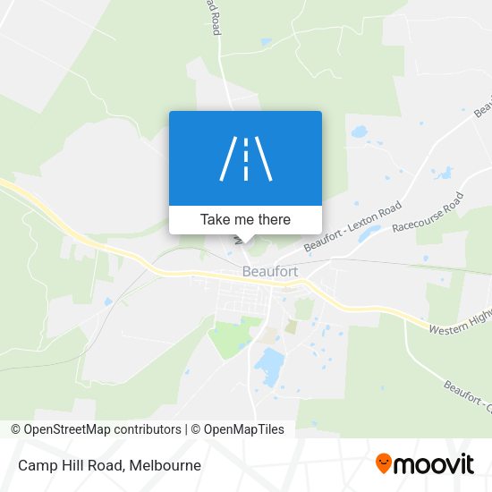 Camp Hill Road map