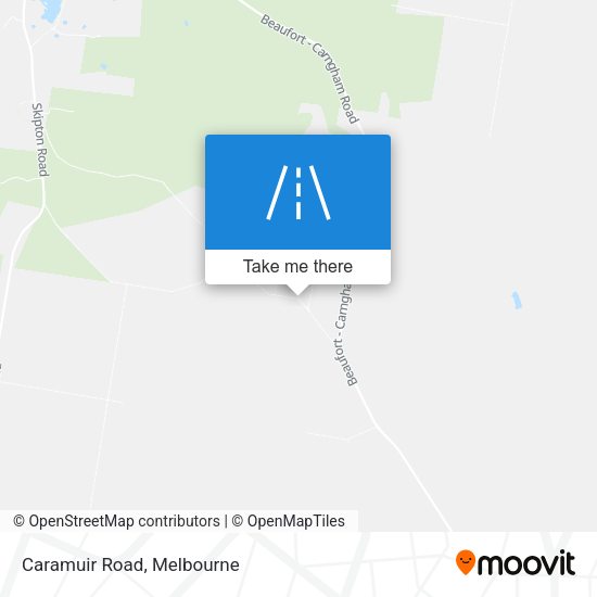 Caramuir Road map