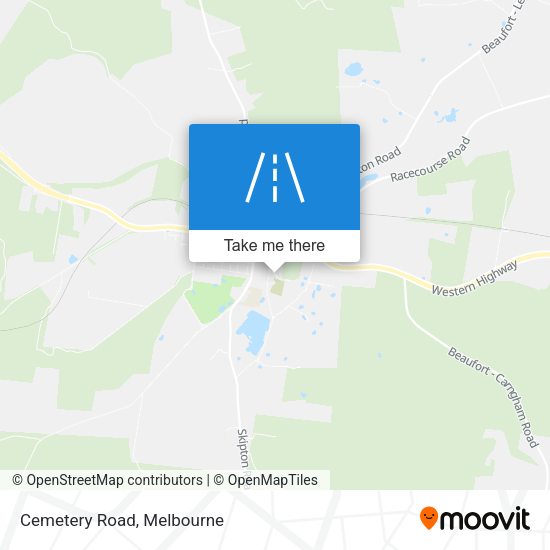 Cemetery Road map