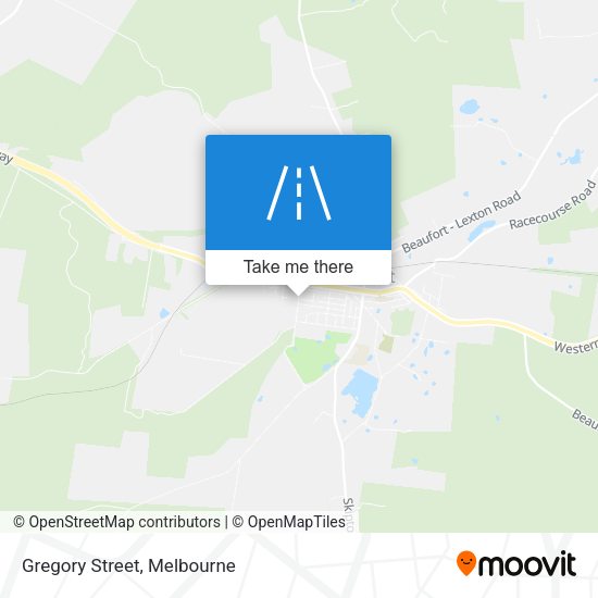 Gregory Street map