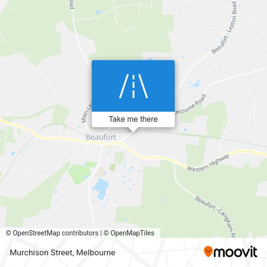 Murchison Street map