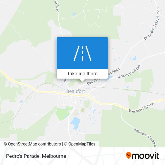 Pedro's Parade map