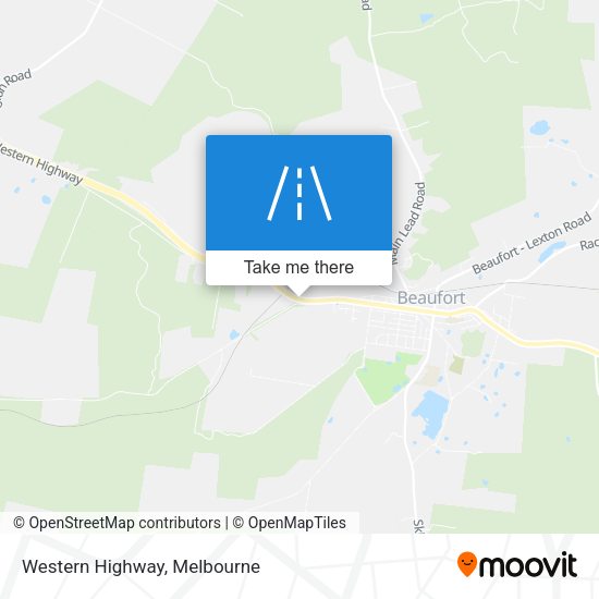 Western Highway map
