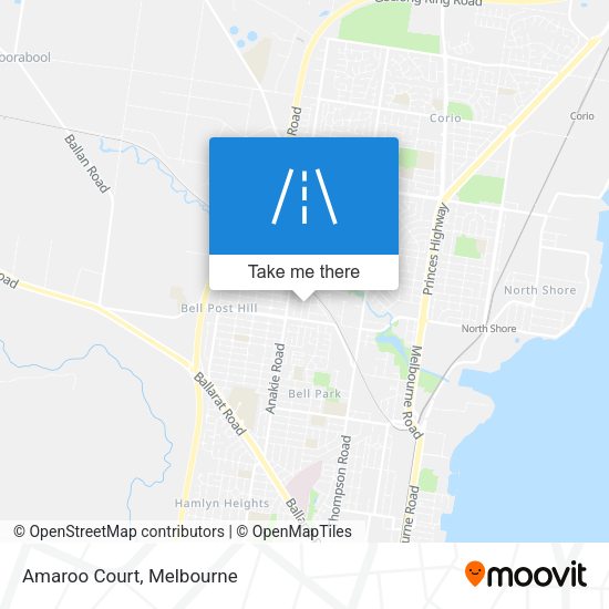 Amaroo Court map