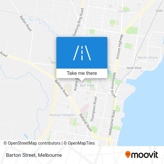 Barton Street map
