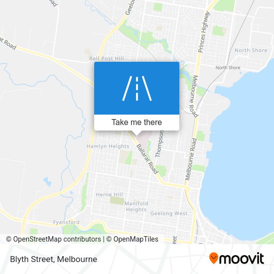 Blyth Street map