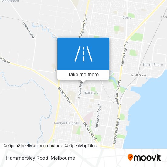 Hammersley Road map