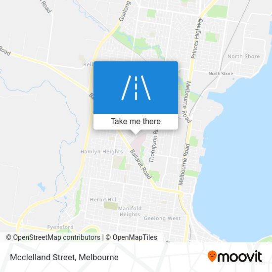 Mcclelland Street map