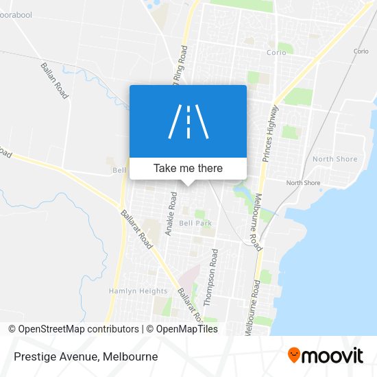 Prestige Avenue map