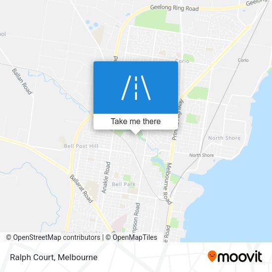 Ralph Court map