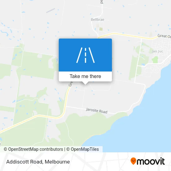Addiscott Road map