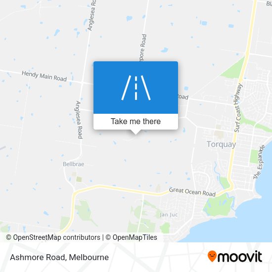 Ashmore Road map