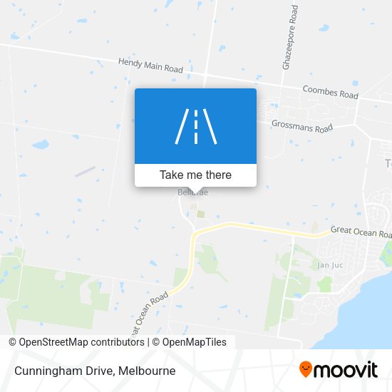 Cunningham Drive map
