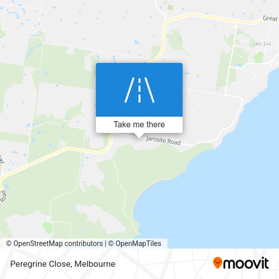 Peregrine Close map