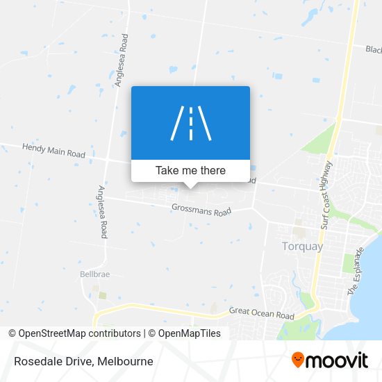 Rosedale Drive map