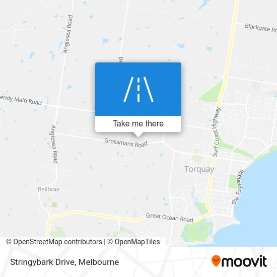 Mapa Stringybark Drive
