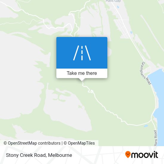 Stony Creek Road map