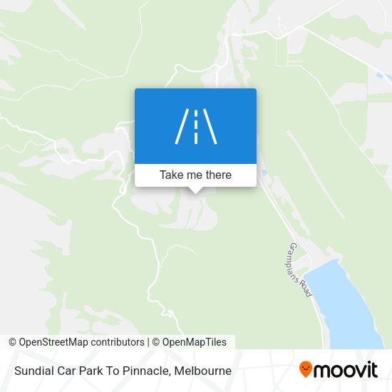 Sundial Car Park To Pinnacle map