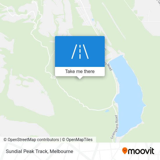 Sundial Peak Track map