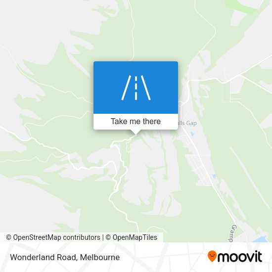 Wonderland Road map