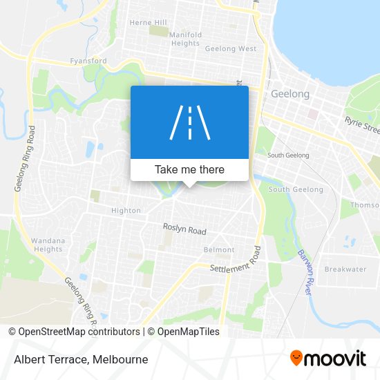 Albert Terrace map