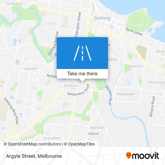 Argyle Street map