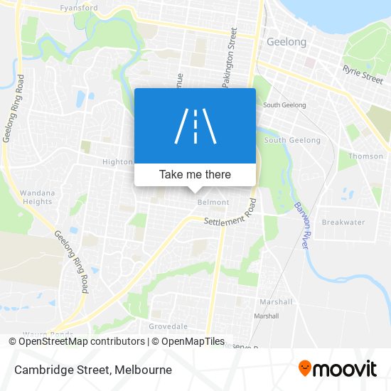 Cambridge Street map