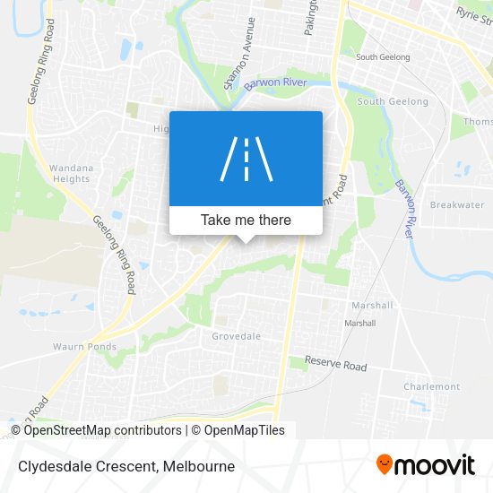 Clydesdale Crescent map