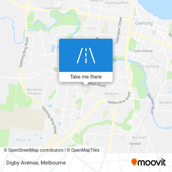 Digby Avenue map