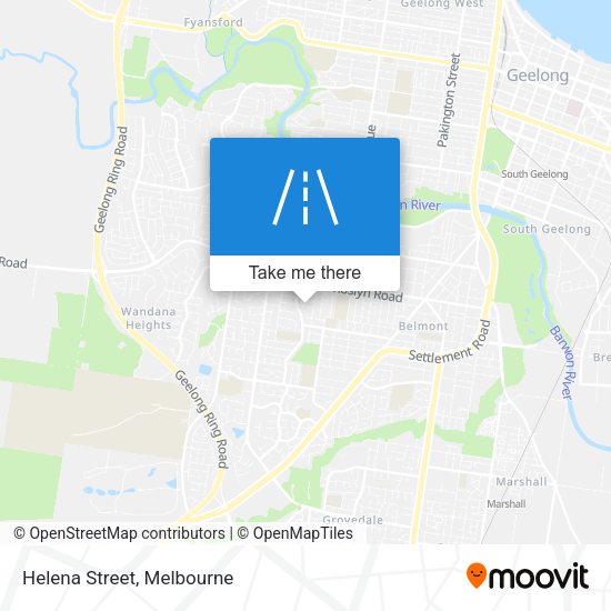 Helena Street map