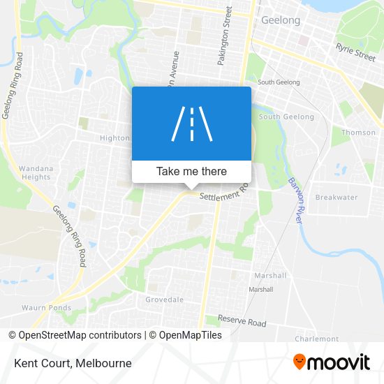 Kent Court map