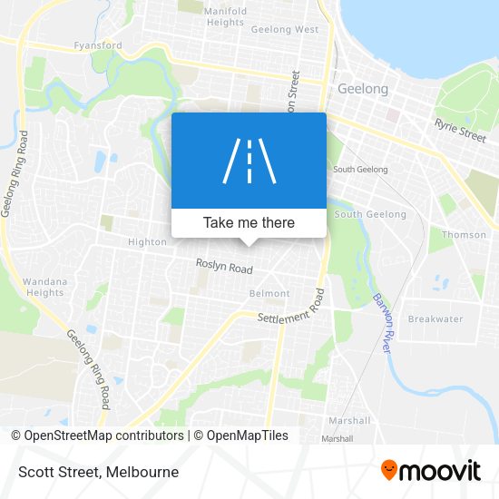 Scott Street map