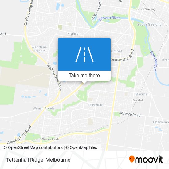 Tettenhall Ridge map