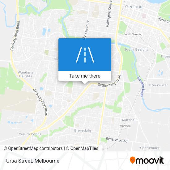 Ursa Street map
