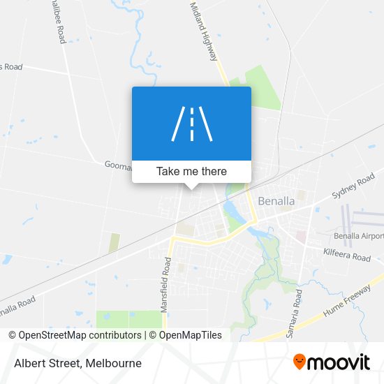 Albert Street map