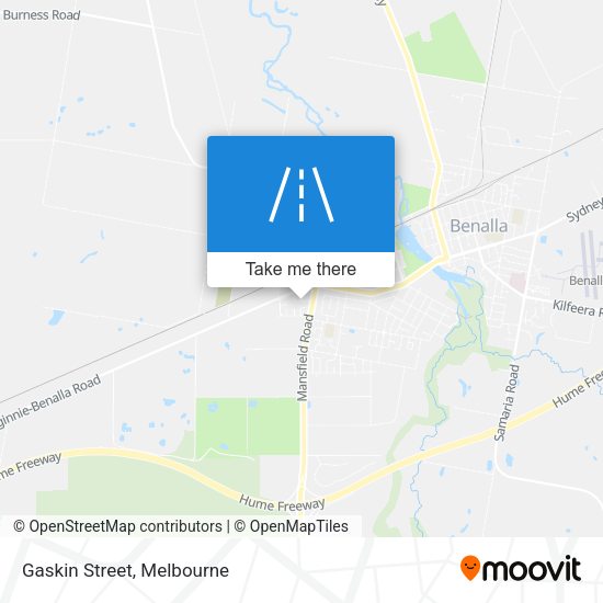Gaskin Street map