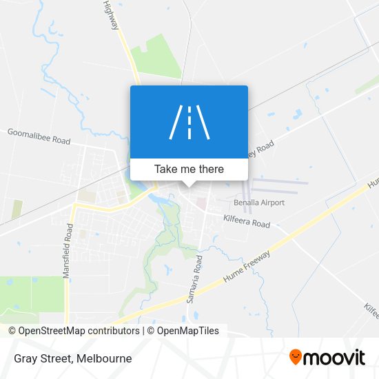 Gray Street map