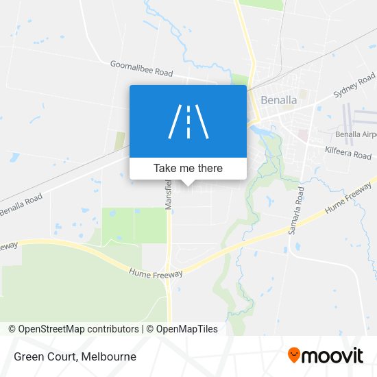 Green Court map