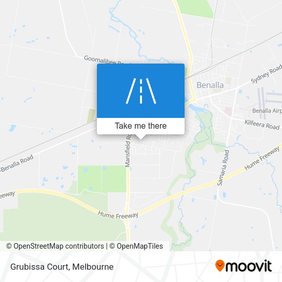 Grubissa Court map