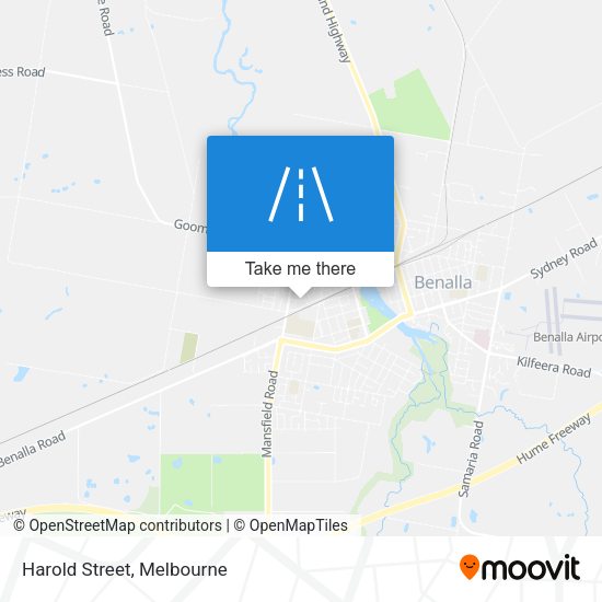 Harold Street map