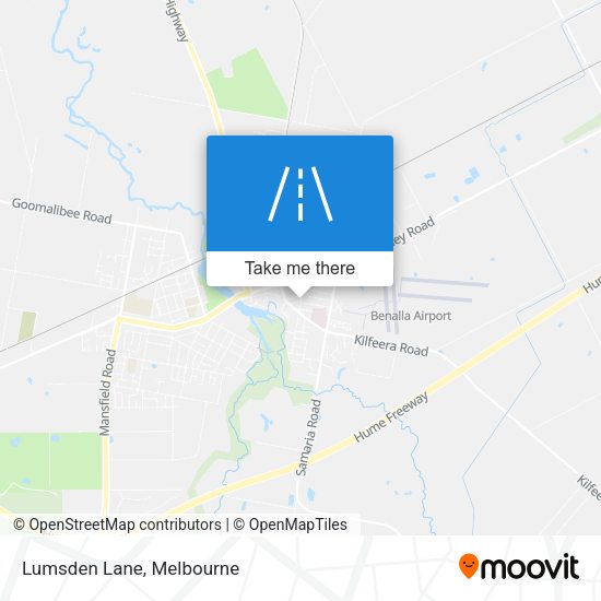Lumsden Lane map