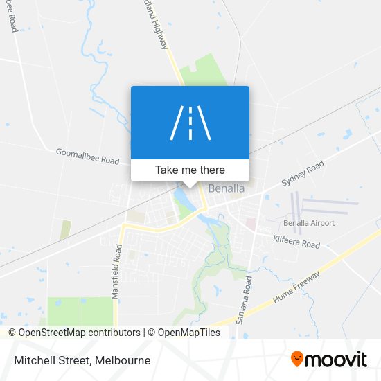 Mitchell Street map