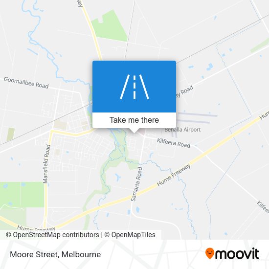 Moore Street map