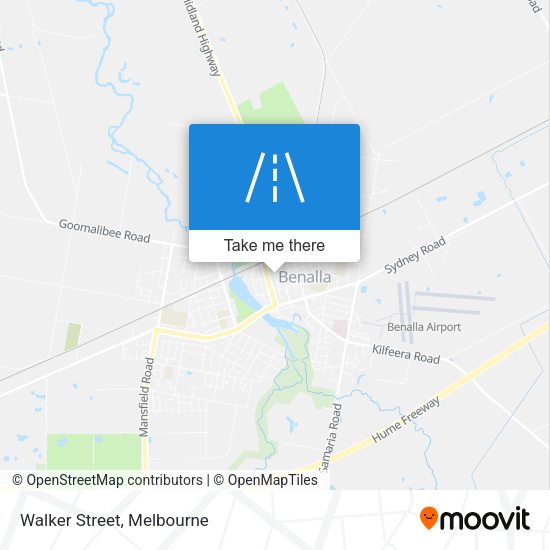 Walker Street map